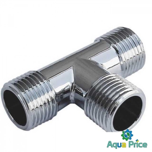 Тройник 3/4" ННН Cr 8202 Solomon