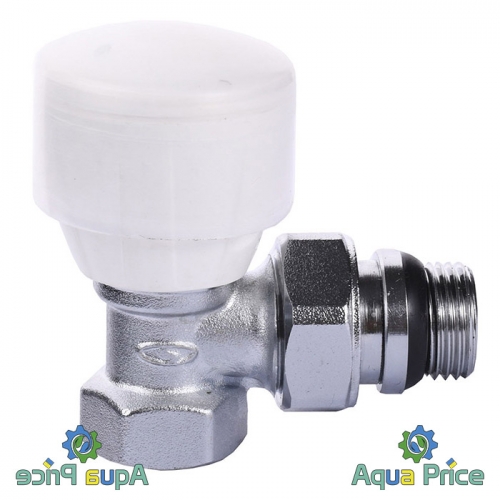 Кран радиаторный угловой SOLOMON 1/2" с резиновым уплотнителем 160404 верх