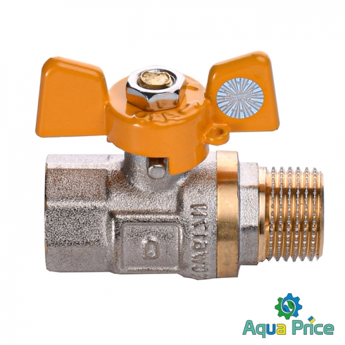 Кран шаровый прямой 1/2" НВ ЖБ PN40 QP152 13976 от PROFESSIONAL Кран шаровый прямой 1/2" НВ ЖБ PN40 QP152 13976 от PROFESSIONAL