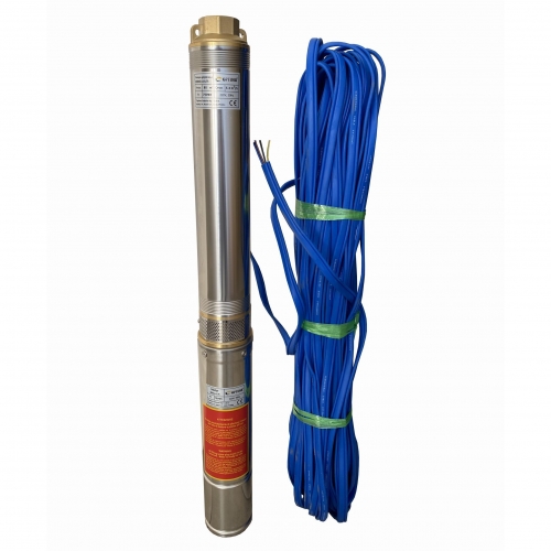 Насос скважинный с устройчивостью к песку OPTIMA 4SDm3/11 0,75 кВт 80м, пульт + 50м кабель NEW