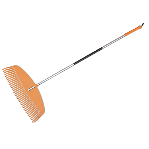 Грабли пластиковые TQ, 35 зубцов, с алюминиевым черенком, TQ-G35TA