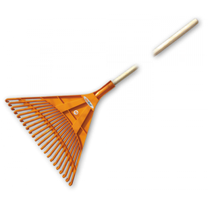 Грабли веерные — 22 зубца, черенок деревянный, KT-CX22B