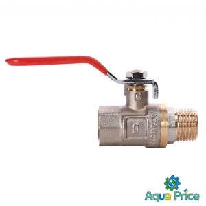 Кран шаровый прямой Solomon 1/2" НВ КР PN40 B1002 Кран шаровый прямой Solomon 1/2" НВ КР PN40 B1002