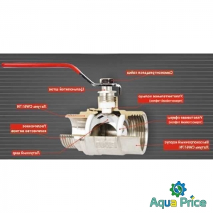Кран шаровый прямой Solomon 2" НВ ЖР PN40 В1002