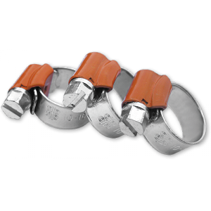 Хомут червячный FORCE, ORANGE, W1, 10-16мм, DB 10-16/9PB