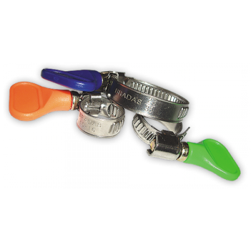 Хомут червячный нержавеющий с бабочкой, 25-40мм, BSGRIP 25-40/9