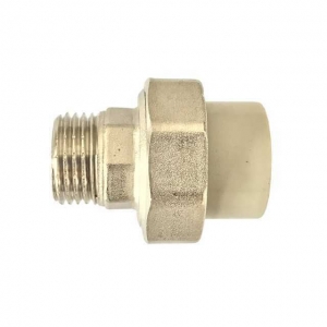 Муфта РАЗБОРНАЯ PPR 20х1/2 наружная резьба Kalde 13001 Муфта РАЗБОРНАЯ PPR 20х1/2 наружная резьба Kalde 13001