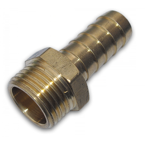 GEKA Адаптер с ниппелем на шланг 13 мм, РН 1/2" - латунь, GK75/1SK