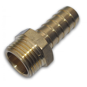 Адаптер с ниппелем на шланг GEKA 25 мм, РН 3/4" - латунь, GK76/4SK
