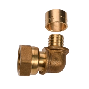 Колено натяжное с накидной гайкой 25x3/4" СTMCC2534 ISOLTUBEX