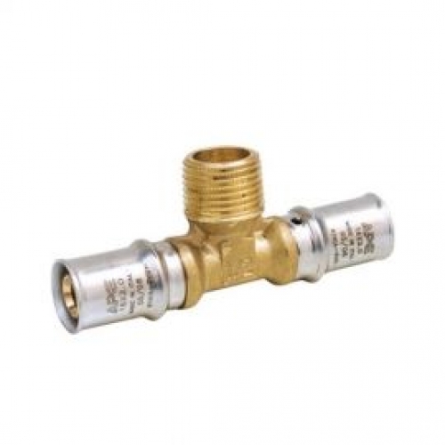 Тройник с наружной резьбой пресс APE ITALY AP 133 20х3/4х20