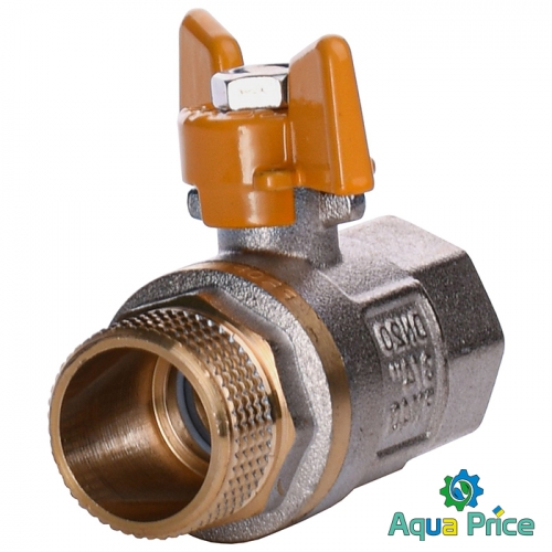 Кран шаровый прямой 3/4" НВ ЖБ PN40 QP152 17723 от PROFESSIONAL Кран шаровый прямой 3/4" НВ ЖБ PN40 QP152 17723 от PROFESSIONAL