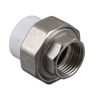 Муфта РАЗБОРНАЯ PPR 25х3/4 внутренняя резьба Kalde (белый) 12096