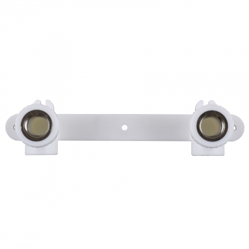 Настенная планка Kalde PPR Ø20х1/2 (белый) 21C20