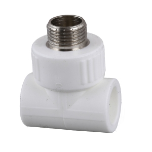 Тройник наружная резьба Kalde PPR 20х3/4 (белый) 2015