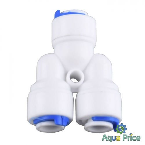 Переходник - сплиттер Quick fitting 1/4"-1/4"-1/4" ST017A