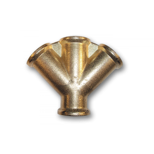 Тройник 4 x РВ 3/8" - латунь, SP029 Тройник 4 x РВ 3/8" - латунь, SP029