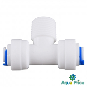 Трійник quick fitting 1/4"х3/8" ЗР х1/4"DCC-007B 18591 Bio+ Systems Трійник quick fitting 1/4"х3/8" ЗР х1/4"DCC-007B 18591 Bio+ Systems