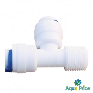 Трійник quick fitting 1/4" ЗР х3/8" х3/8"DCC-008С 18597 Bio+ Systems Трійник quick fitting 1/4" ЗР х3/8" х3/8"DCC-008С 18597 Bio+ Systems