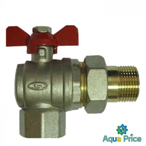 Кран шаровый с американкой Solomon 1/2" B1043