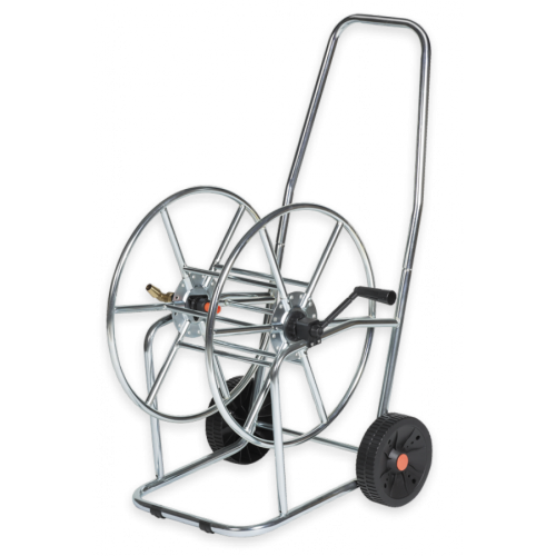 Тележка для шланга, 3/4′′ 80м, SOLID ZINC-CHROM, AG3318