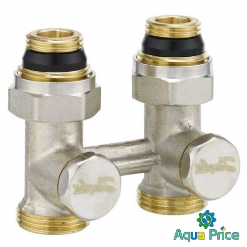 Вузол нижнього підключення панельного радіатора Danfoss RLV-KS прямий вентильний 3/4"