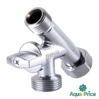 Кран с прижимной гайкой Arco CONECTA 1/2"х1/2"х3/4"