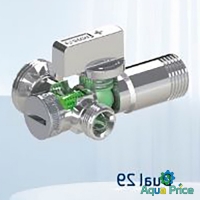 Кран шаровый двойной Arco 1/2"х3/4"х3/8" DUAL29