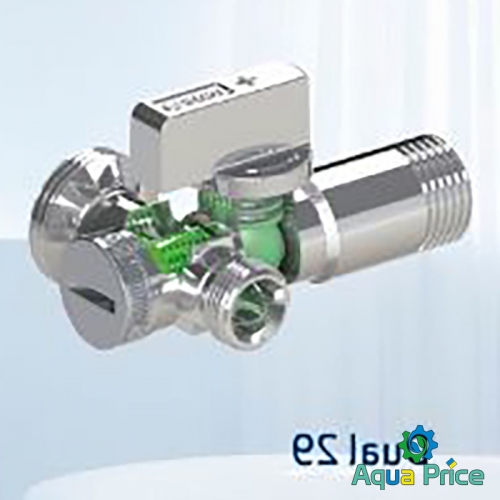 Кран шаровый двойной 1/2"-3/4"-3/8" DUAL29 от ARCO Кран шаровый двойной 1/2"-3/4"-3/8" DUAL29 от ARCO