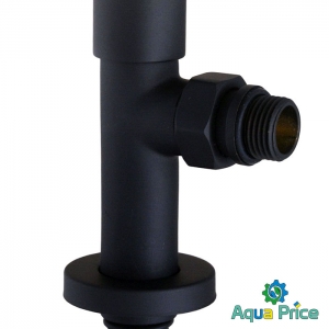 Набор Кран Вентильный угловой с американкой Solomon LUX 1/2" (2шт.) BLACK Набор Кран Вентильный угловой с американкой Solomon LUX 1/2" (2шт.) BLACK