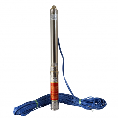 Насос скважинный с устойчивостью к песку 3" OPTIMA 3SDm1,8/15 0,37 кВт 61м + пульт+кабель 35м NEW