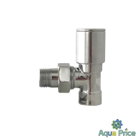 Кран Вентильный угловой с американкой Solomon 1/2" Cr 1845