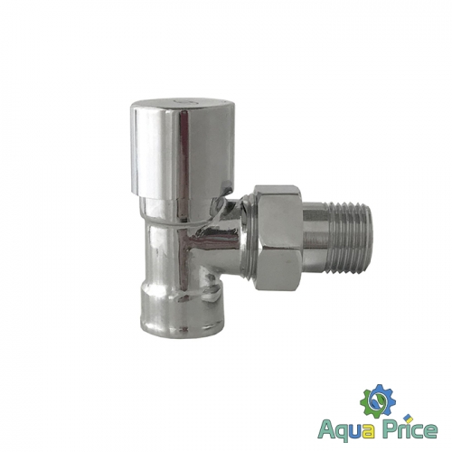 Кран вентельный угловой с американкой 1/2" Cr 1844 от Solomon