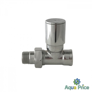 Кран Вентильный прямой с американкой Solomon 1/2" Cr 1865 Кран Вентильный прямой с американкой Solomon 1/2" Cr 1865