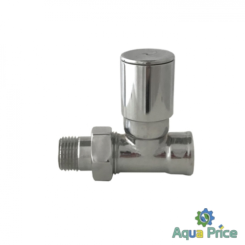 Кран вентельный прямой с американкой 1/2" Cr 1865 от Solomon Кран вентельный прямой с американкой 1/2" Cr 1865 от Solomon