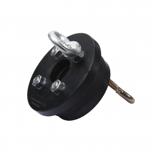 Оголовок черный для скважин d-125мм*32мм