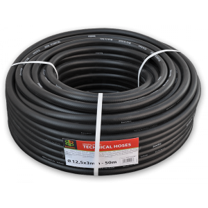 Шланг технический BLACK 12,5 х 3мм, 17 bar, TH12,5*3BK BRADAS 