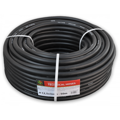 BRADAS Шланг технический BLACK 12,5 х 3мм, 17 bar, TH12,5*3BK