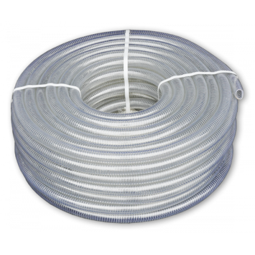 Шланг вакуумно-напорный, METAL-FLEX, с оцинкованной спиралью, 16мм/30м, MF16