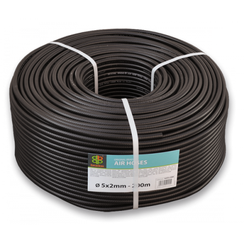 BRADAS Шланг технический BLACK 5 х 2мм, 20bar, AH05*2BK