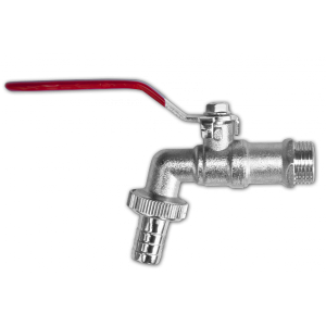 Кран шаровой 3/4" латунный никелированный, GKK033419 Кран шаровой 3/4" латунный никелированный, GKK033419