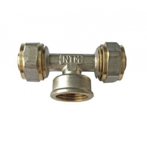 Тройник 20х1/2х20 с внутренней резьбой NTM NF-1018