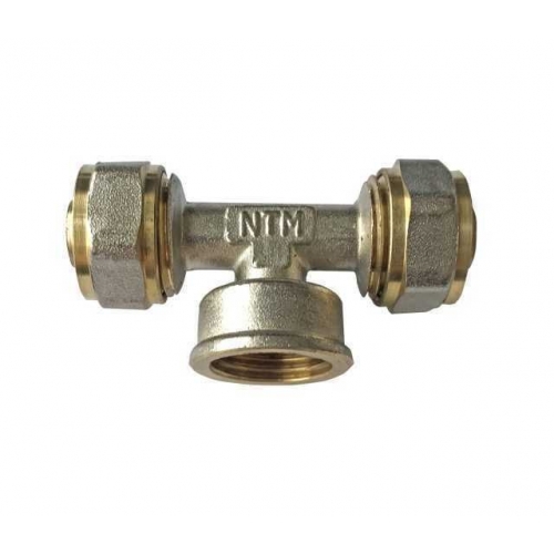 Тройник с внутренней резьбой NTM NF-1018 20х1/2х20