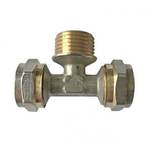 Тройник с наружной резьбой NTM NF-1019 20х3/4х20