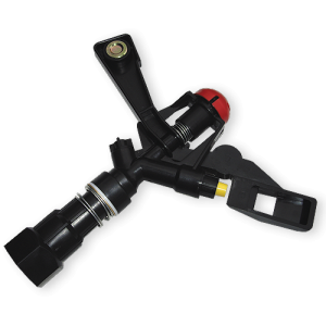 Ороситель пульсирующий c двумя форсунками, пластиковый, РВ 3/4" AQUA JET (ø20 метров), ECO LINE, AJ-TS6005