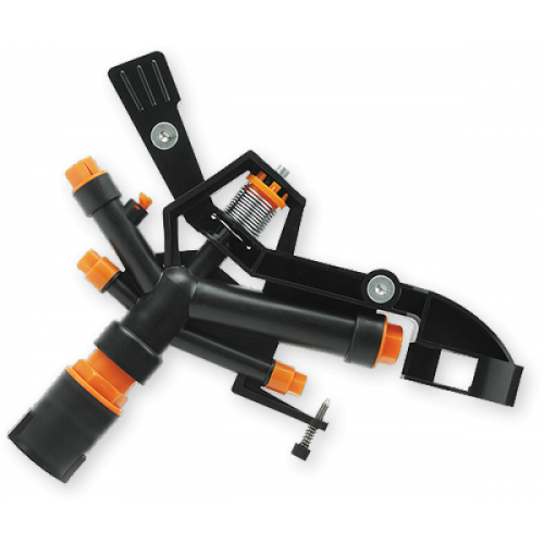 Зрошувач пульсуючий, пластиковий, РВ 1" AQUA JET (ø36 метрів), ECO LINE, AJ-TS6010