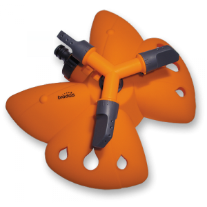 Ороситель вращающийся, 3-х рожковый, на подставке "Бабочка", GOLD LINE, GL8107PB
