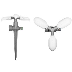 Ороситель вращающийся 3-х рожковый на колышке, WHITE LINE, WL-3325 Ороситель вращающийся 3-х рожковый на колышке, WHITE LINE, WL-3325