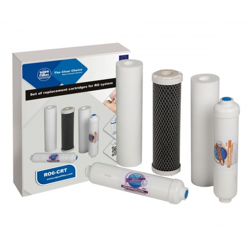 Набор из 5-ти сменных картриджей RO6-CRT для систем обратного осмоса