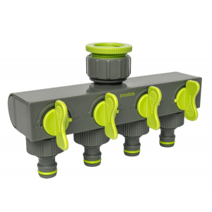 Распределитель с 4 кранами РВ 3/4", LE-3033 LIME EDITION Распределитель с 4 кранами РВ 3/4", LE-3033 LIME EDITION